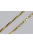 Yellow white 585 14k bicolor gold Spiga chain cc036yw