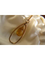 "Classic Amber Pendant in 14K Vintage Rose Gold" vpab007