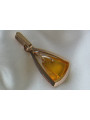 "Original Vintage Amber Pendant in 14K Rose Gold Finish" vpab010