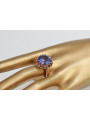 Russische sowjetische Rose 14k 585 Gold Alexandrit Rubin Smaragd Saphir Zirkon Ring vrc035