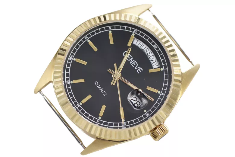 Montre homme en or Geneve ★ https://zlotychlopak.pl/fr/ ★ Pureté de l'or 585 333 Prix bas !