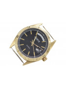 Gold men's watch Geneve ★ zlotychlopak.pl ★ Gold purity 585 333 Low Price!