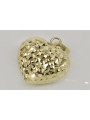 Pendentif ★ coeur en or zlotychlopak.pl ★ Echantillon d’or 585 333 prix bas