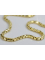 Italian yellow 14k 585 gold New Rope Cord bracelet cb078y