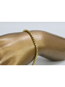 Italien jaune 14k 585 or Nouveau bracelet corde cb078y