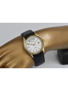 Gold men's watch Geneve ★ zlotychlopak.pl ★ Gold purity 585 333 Low Price!