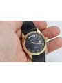 Gelbe 14-Karat-Gold-Herren-Damen-Geneve-Uhr mw013y