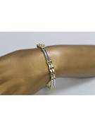 Bracelet ★ en or rose jaune russiangold.com ★ Or 585 333 Prix bas