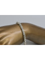 Plata de ley 925 Pulsera bizantina cb014s