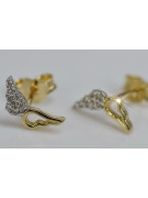 Gold earrings ★ zlotychlopak.pl ★ Gold sample 585 333 Low price!