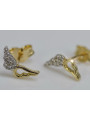 Pendientes de oro zlotychlopak.pl Muestra de ★ oro 585 333 ¡★ Precio bajo!