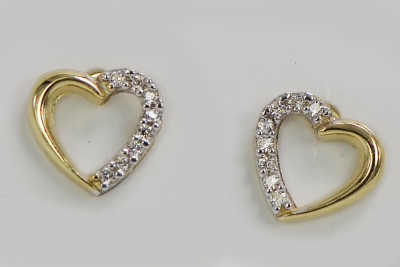 Gold earrings ★ zlotychlopak.pl ★ Gold sample 585 333 Low price!