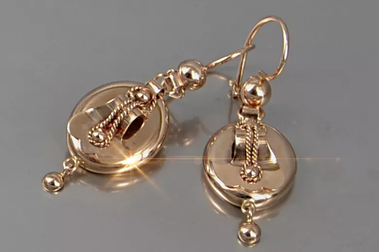 Boucles d’oreilles en or zlotychlopak.pl ★ Échantillon d’or ★ 585 333 Prix bas!