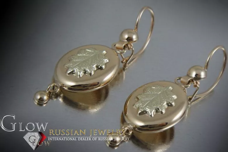 Boucles d’oreilles en or zlotychlopak.pl ★ Échantillon d’or ★ 585 333 Prix bas!