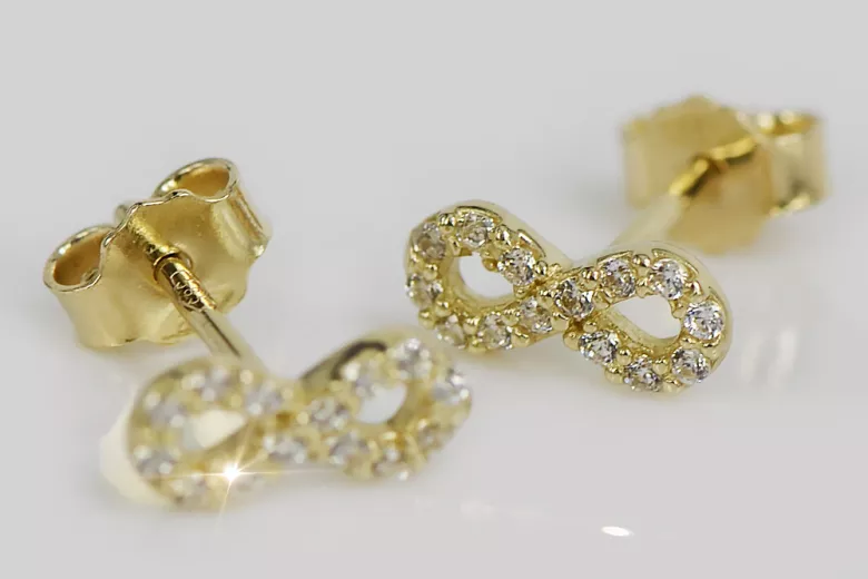 Boucles d’oreilles en or zlotychlopak.pl ★ Échantillon d’or ★ 585 333 Prix bas!