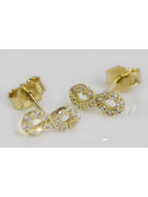 Gold earrings ★ zlotychlopak.pl ★ Gold sample 585 333 Low price!