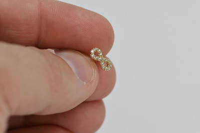 Золотые серьги ★ zlotychlopak.pl ★ Золотой образец 585 333 Низкая цена!