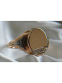 Rusă a crescut sovietic 14k 585 aur men's signet ring vsc017