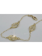 Pulsera italiana de oro 14k 585 cb072