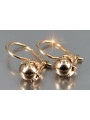 "Or rose 14 carats 585, Boucles d'oreilles vintage sans pierres, Style rétro" ven180