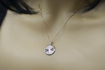 Colier vintage original din aur roz 14k 585 fără pietre. vpn004