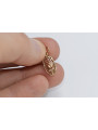 "No Stones 14K 585 Rose Gold Vintage Flower Pendant" vpn036