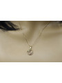 "Ornement Vintage Original en Or Rose 14 Carats 585, Pas de Pierres" vpn050