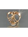 "Pendentif Amour Vintage en Or Rose 14 Carats 585 sans Pierres" vpn076