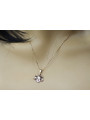 "Bijou Vintage en Or Rose 14 carats 585, Pendentif Feuille sans Pierres" vpn077