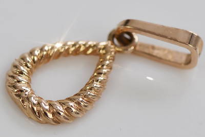 "Винтидж овален медальон от 14k розово злато без к vpn089