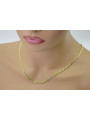 Cadena ★ de oro rosa amarillo russiangold.com ★ Oro 585 333 Precio bajo