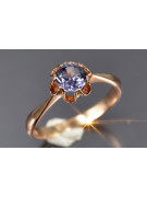 Russe soviétique rose 14k 585 or Alexandrite rubis émeraude saphir Zircon bague vrc002