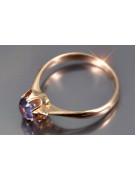 Russe soviétique rose 14k 585 or Alexandrite rubis émeraude saphir Zircon bague vrc002