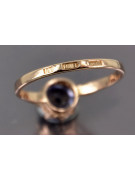 Russisch Sowjetrosa 14 Karat 585 Gold Alexandrit Rubin Smaragd Saphir Zirkon Ring vrc366