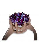 Russe soviétique rose 14k 585 or Alexandrite Rubis Émeraude Saphir Zircon bague vrc157