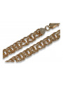 Yellow rose gold chain ★ russiangold.com ★ Gold 585 333 Low price ★ Garibaldi Bismark