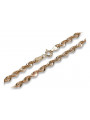 Yellow rose gold chain ★ russiangold.com ★ Gold 585 333 Low price