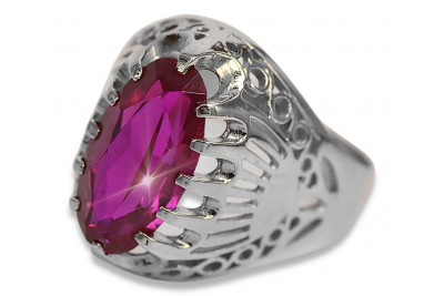 Russian Soviet rose 14k 585 gold Alexandrite Ruby Emerald Sapphire Zircon ring  vrc020