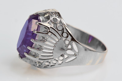 Russian Soviet rose 14k 585 gold Alexandrite Ruby Emerald Sapphire Zircon ring  vrc020