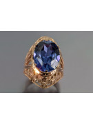 Russe soviétique rose 14k 585 or Alexandrite Rubis Émeraude Saphir Zircon bague vrc031