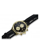 Gold men's watch Geneve ★ zlotychlopak.pl ★ Gold purity 585 333 Low Price!