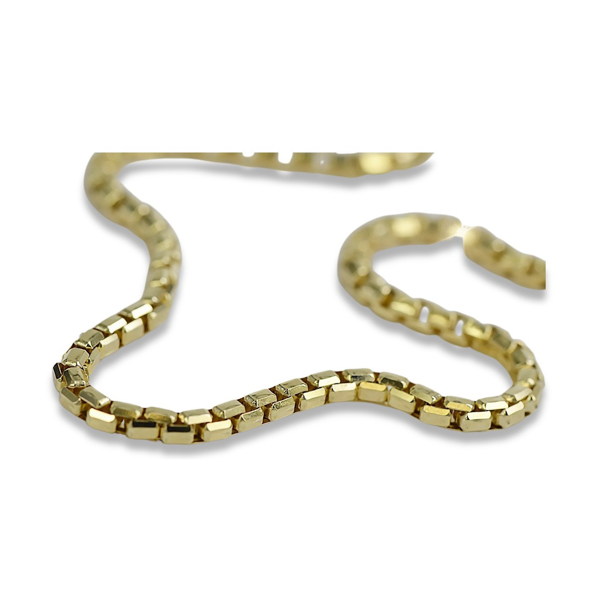 Italien jaune 14k 585 or Nouveau bracelet corde cb078y