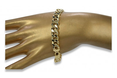 Bransoletka z żółtego włoskiego złota ★ russiangold.com ★ Gold 585 333 Tanio