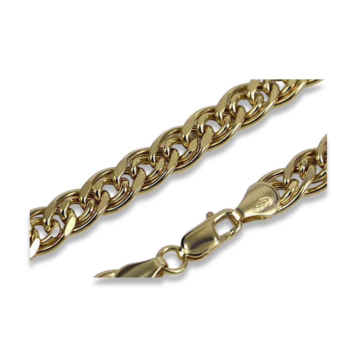 Bracelet creux Monaliza jaune 14k 585 or cb002y