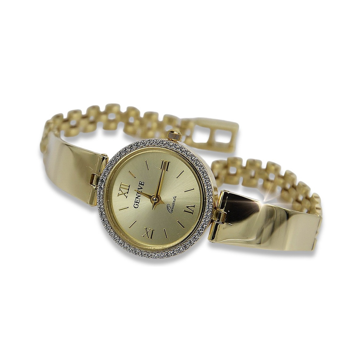 Gold ladies watch ★ zlotychlopak.pl ★ Gold purity 585 333 Low price!