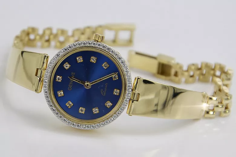 Reloj ★ de oro para damas zlotychlopak.pl Pureza de oro 585 333 ¡★ Precio bajo!