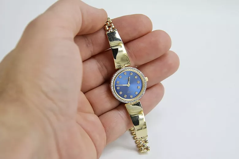 Gold ladies watch ★ zlotychlopak.pl ★ Gold purity 585 333 Low price!