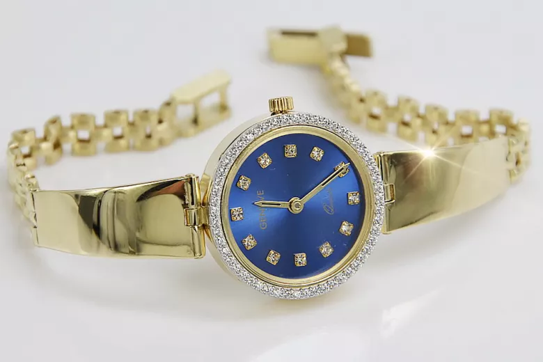 Reloj ★ de oro para damas zlotychlopak.pl Pureza de oro 585 333 ¡★ Precio bajo!