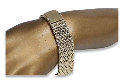 Galben 14k 585 brățară de aur om ceas mbw013y