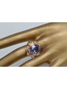 Russe soviétique rose 14k 585 or Alexandrite Rubis Émeraude Saphir Zircon bague vrc100